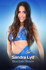 Sandra Lyd / Blue Satin Ribbon